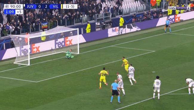 اهداف مباراة يوفنتوس وفياريال 0 3 دوري ابطال اوروبا