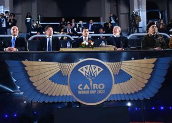 وزير الرياضة يفتتح كأس العالم للجمباز بمجمع صالات استاد القاهرة