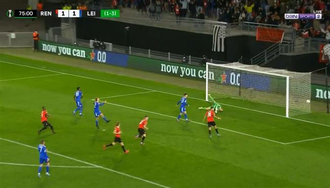 اهداف مباراة ليستر سيتي ورين 1 2 دوري المؤتمر الأوروبي