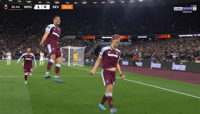 اهداف مباراة وست هام واشبيلية 2 0 الدوري الاوروبي