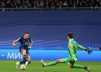 كورتوا أفضل أن يكون مبابي لاعب ا في ريال مدريد وليس خصم ا لي