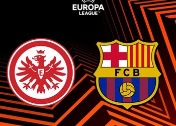 موعد مباراة برشلونة وآينتراخت فرانكفورت في ربع نهائي الدوري الأوروبي