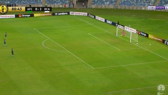 محسن متولي كاد ان يسجل هدف عالمي من منتصف الملعب امام امازولو بدوري ابطال افريقيا