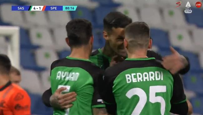 اهداف مباراة ساسولو وسبيزيا 4 1 الدوري الايطالي