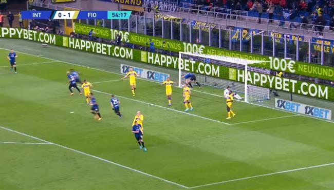 اهداف مباراة انتر ميلان وفيورنتينا 1 1 الدوري الايطالي