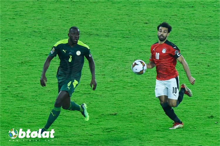 محمد صلاح من مباراة مصر والسنغال