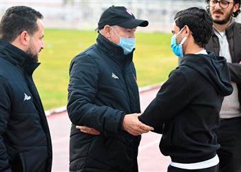 مران الزمالك فيريرا يعقد جلسة مع اللاعبين وأيمن حفني يواصل التأهيل