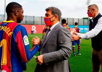 وكلاء ديمبلي يفتحون باب التفاوض مع برشلونة بعد تصريحات يوستي