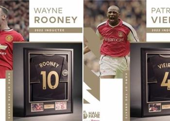 روني وباتريك فييرا أول المنضمين لقاعة المشاهير في الدوري الإنجليزي 2022