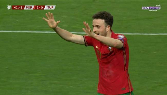 هدف البرتغال الثاني في مرمي تركيا بتصفيات كأس العالم جوتا