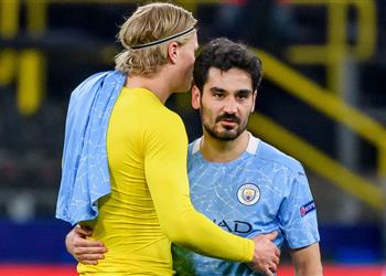 جوندوجان يعلق على إمكانية انتقال هالاند إلى مانشستر سيتي