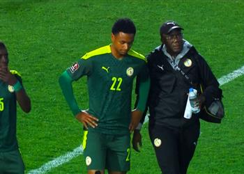 فيديو إصابة عبدو ديالو واستبداله في مباراة مصر والسنغال