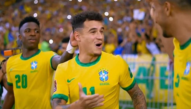 هدف كوتينيو في مرمي تشيلي بتصفيات كأس العالم