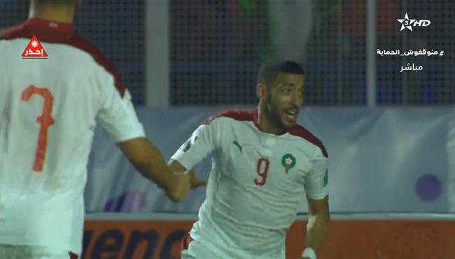 هدف تعادل المغرب مع الكونغو 1 1 تصفيات كاس العالم