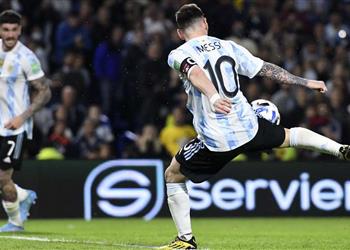 فيديو ميسي يسجل والأرجنتين تفوز على فنزويلا في تصفيات كأس العالم