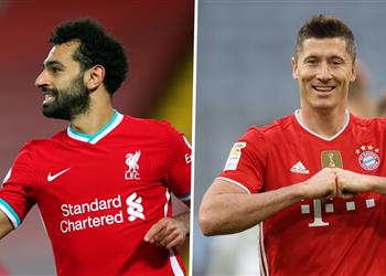 إكسبريس تتوقع تشكيل برشلونة حال انضمام محمد صلاح وليفاندوفسكي