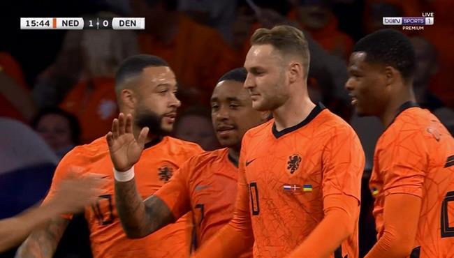 اهداف مباراة هولندا والدنمارك 4 2 مباراة الودية