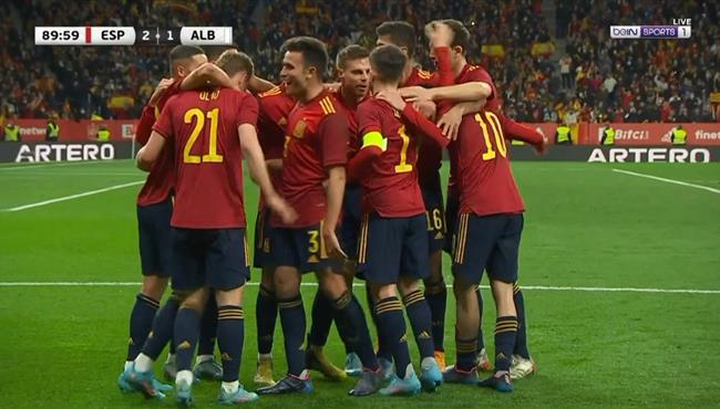 اهداف مباراة اسبانيا والبانيا 2 1 مباراة ودية