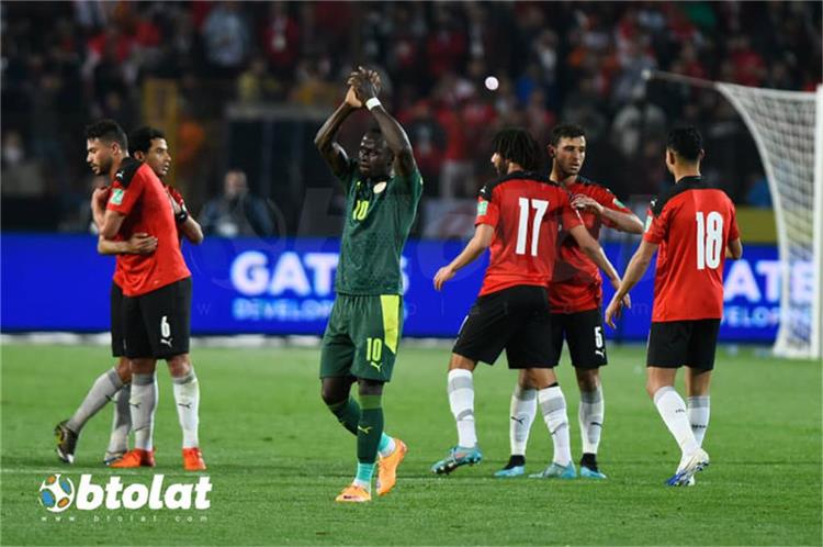 مباراة مصر والسنغال في تصفيات كأس العالم 2022