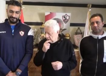 فيديو مرتضى منصور يعلن التعاقد مع رضا هيكل لتدعيم طائرة الزمالك