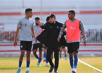مران الزمالك فيريرا يمنح تعليمات خاصة للاعبين وفقرة بدنية لـ شيكابالا