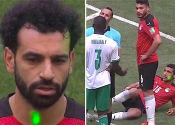 ذا صن جمهور السنغال استهدف محمد صلاح ولاعبي منتخب مصر بالليزر