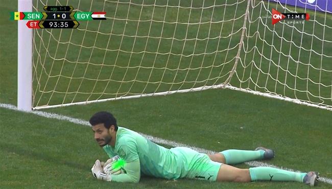 تصدي محمد الشناوي المذهل لهدفين مؤكدين امام السنغال في تصفيات كاس العالم