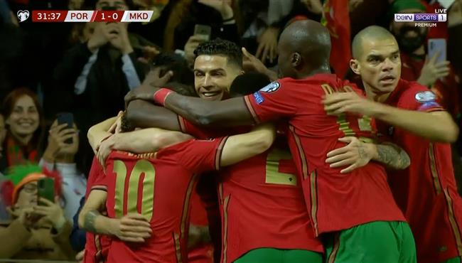 اهداف مباراة البرتغال ومقدونيا 2 0 تصفيات كاس العالم