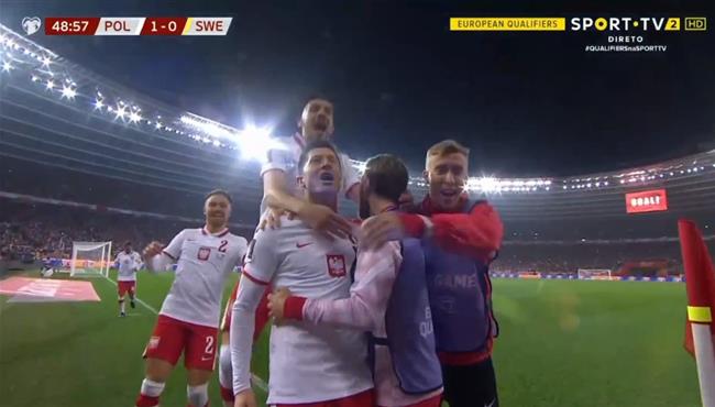 اهداف مباراة بولندا والسويد 2 0 تصفيات كأس العالم