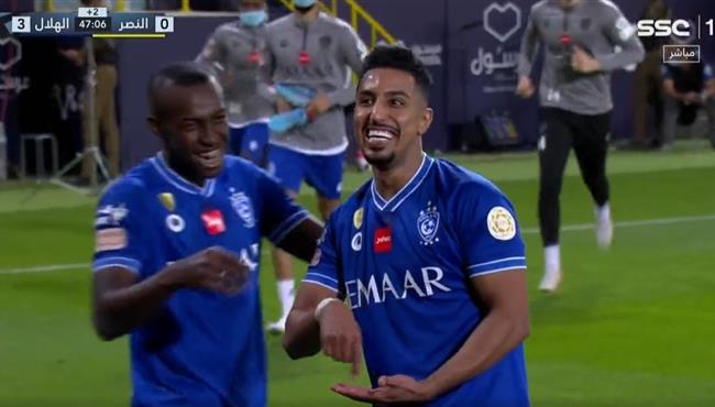 هدف سالم الدوسري الثاني الرائع في مرمي النصر بالدوري السعودي