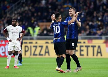 فيديو لاوتارو ودجيكو يعيدان إنتر ميلان لسكة الانتصارات بخماسية أمام ساليرنيتانا