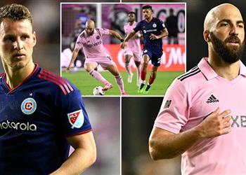 مهاجم شيكاغو فاير يسب هيجواين بألفاظ نابية مثير للشفقة