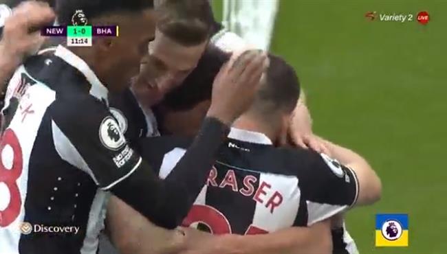 اهداف مباراة نيوكاسل وبرايتون 2 1 الدوري الانجليزي