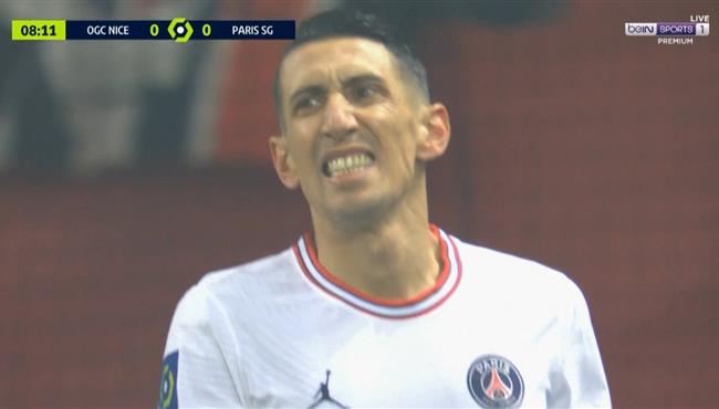 دي ماريا يهدر هدف محقق امام نيس بالدوري الفرنسي