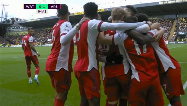 اهداف مباراة ارسنال وواتفورد 3 2 الدوري الانجليزي