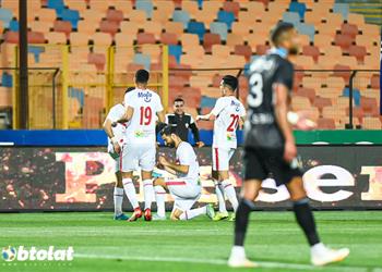فيديو في حضور فيريرا الزمالك يهزم الجونة بثنائية في الدوري