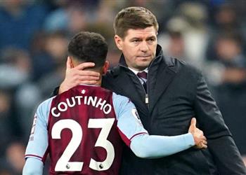 جيرارد يعلق على إمكانية تعاقد أستون فيلا مع كوتينيو بشكل دائم