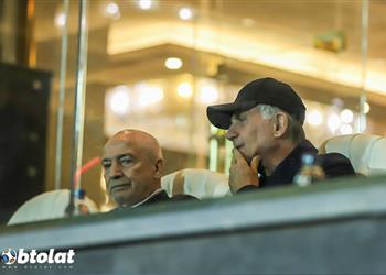 صور فيريرا وكيروش يحضران مباراة الزمالك والجونة