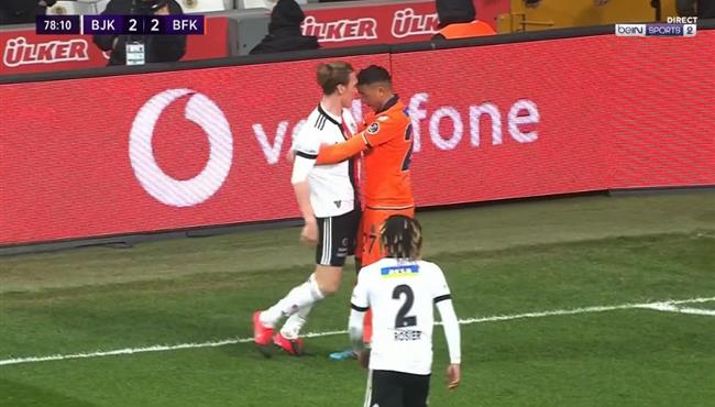 مشادة بين تريزيجيه ولاعب بشكتاش في الدوري التركي