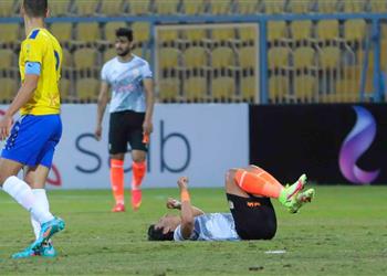 فاركو يعلن إصابة عمرو جمال بقطع في الرباط الصليبي