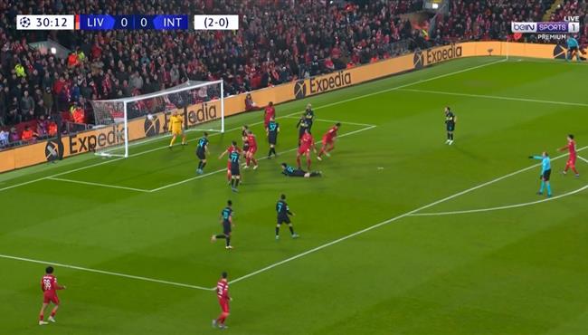 العارضة تحرم ماتيب من تسجيل هدف في مرمي انتر ميلان