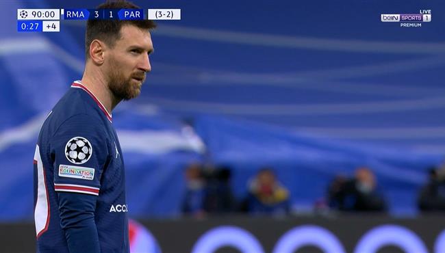 ميسي كاد ان يسجل هدف قاتل امام ريال مدريد بدوري ابطال اوروبا