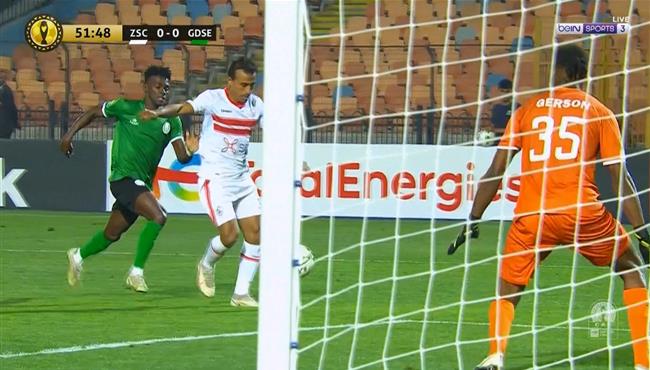 القائم يحرم الزمالك من هدف محقق امام ساجرادا بدوري ابطال افريقيا