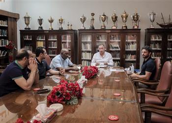 الخطيب يجتمع مع موسيماني لمناقشة 4 ملفات بـ الأهلي