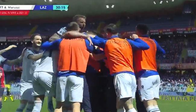 اهداف مباراة لاتسيو وجنوي 4 1 الدوري الايطالي