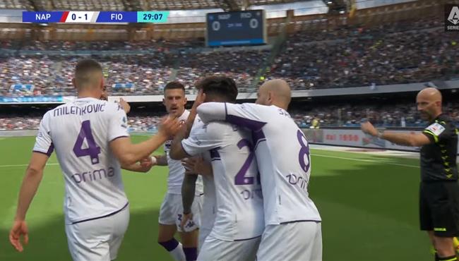 اهداف مباراة نابولي وفيورنتينا 2 3 الدوري الايطالي