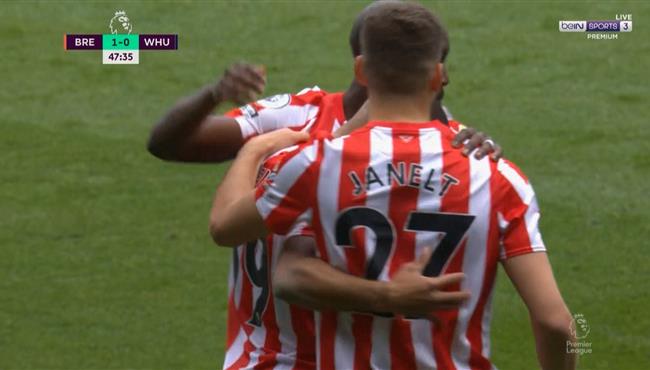 اهداف مباراة برينتفورد ووست هام 2 0 الدوري الانجليزي