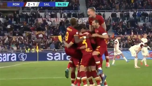 اهداف مباراة روما وساليرنيتانا 2 1 الدوري الايطالي