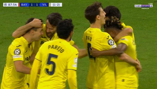 هدف فياريال القاتل في مرمي بايرن ميونخ 1 1 دوري ابطال اوروبا