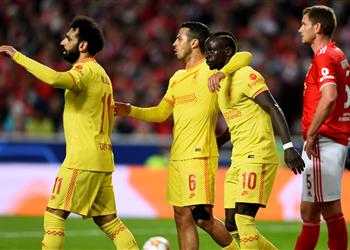 تشكيل ليفربول المتوقع أمام بنفيكا اليوم في دوري أبطال أوروبا